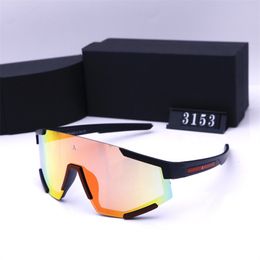 Large Sunglasses Designer Man P Sunglasses Polarizing Ski Goggle Eyeglasses Super Size One-piece Luxury Women Sun Glasses Rainbow Eyeglass