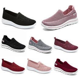 2024 Winter Women Shoes Hiking Running Soft Flat Shoes White Black Wear Resistant Large Size 36-41 GAI TR