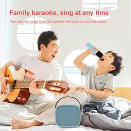 Speakers New Mic Karaoke Machine for Adults and Kid Subwoofer Portable Bluetooth Speaker System with 12 Wireless Microphone Music Player