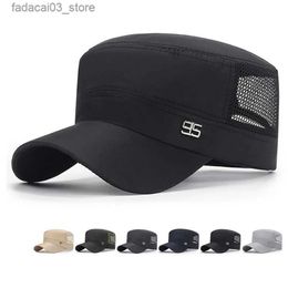 Ball Caps Military Hats Sailor Captain Caps Summer Men Women Baseball Cap Breathable Mesh Visors Hat Trucker Snapback Flat Hats Headwear Q240116