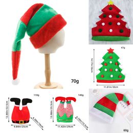 New Banners Streamers Confetti Christmas Pants Hat for Funny Christmas Party Crazy Hat for Adults Kids Xmas Costume Accessories Winter Holiday Party Supplies