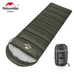 Sleeping Bag Ultralight Winter Cotton Warmth Double Person Sleeping Bag Spliceable Camping 240116