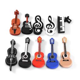 USB Flash Drives Real Capacity Pen Drive 64GB Guitar Series Creative Gifts USB 2.0 Flash Drive 32GB/16GB/8GB/4GB Memory Stick Pendrive U Disc