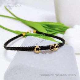 designer Jewellery necklace New Girl Gift Necklace High Sense Accessories Luxury Romantic Jewellery Black Chain 2023 Exquisite Jewellery Wholesale Necklaces