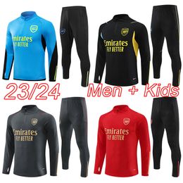 Arsen SAKA soccer tracksuit 2023 boys football training tracksuit kit 23 24 HAVERTZ TROSSARD G.JESUS men and kids football kits 2024 chandal futbol survetement foot