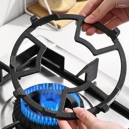 Cookware Sets 1pcs Stove Wok Stand Cast Iron Burner Portable Non Slip Cooking Stovetop Rack Universal Replaceable Bracket