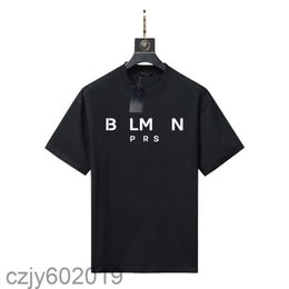 Herrendesigner Band T-Shirts Modes schwarz weiß weißer Luxus-Buchstaben Muster T-Shirt Größe XS-4XL#LJS777
