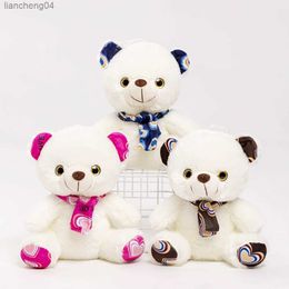 Stuffed Plush Animals 20cm Cute Bear Plush Stuffed Animals Fluffy Teddy Bear Soft Doll Kids Toy Birthday Gift for Girls Bs