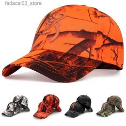 Ball Caps 2022 New Fashion Men's Baseball Cap Outdoor Off-Road Army Tactical Hunting Caps For Men Fishing Hat Male Browning Snapback Hats Q240116