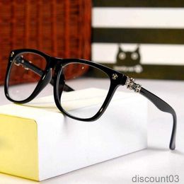 Men Women Fashion Eyeglasses on Frame Name Brand Designer Plain Glasses Optical Eyewear Myopia H399