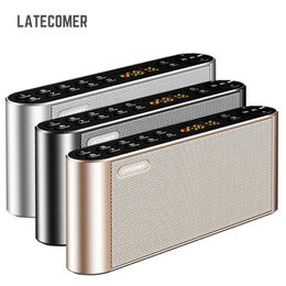 Speakers Latecomer Q8 New Bluetooth Speaker Highdefinition dual Portable Wireless speakers with Mic TF FM Radio Loudspeakers Sound Box