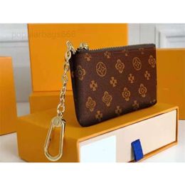 and with Box Bags Dust KEY POUCH POCHETTE CLES Designers Fashion Handbag Women Mens Credit Card Holder Coin Purse S Wallet Bag Hbag