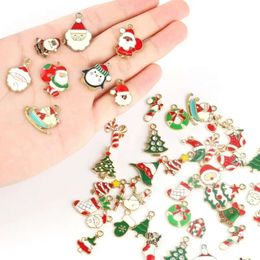 New Banners Streamers Confetti 45PCS/Lot Christmas Pendant Jewellery Christmas Tree Decoration Charms Colourful Christmas for DIY Earring Making Necklace Bracelet