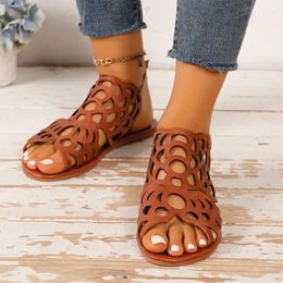 Sandals Summer Women Flats 2024 Walking Beach Shoes Designer Brand Open Toe Slippers Flip Flops Casual Femme Zapatos Slides