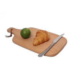 Beech Wood Cutting Board Wooden Chopping Board With Handle Restaurant Kitchen Dinnerware Bread Dessert Plates Chopping Blocks Q893