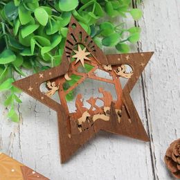 Christmas Decorations Nativity Scene Ornament Tree Ornaments Keepsake The Birth Of Jesus Decoration Accessories