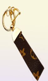 Creativity Presbyopia Print Car Keychain Bag Pendant Charm Jewellery Keyring Holder for Men Gift Fashion PU Leather Flower Grid Desi2773633