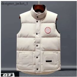 Designer Down Vest Pocket Jackets Parkas Zipper Badges Men Downs Casual Womens Coat Canadas Goose Goose Winter Tops Outwear Multiple Colour 5502