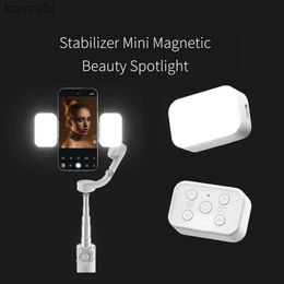 Selfie Lights Vectorgear GBL01 Magnetic Mini Fill Light Accessories for OM5 / Zhiyun SMOOTH4/5 / Feiyu Vimble 3 Handheld Gimbal StabilizerL240116