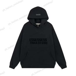 ESSE Hoodie Designer for Men Rhude Hooded Sweater Dark High Street Finger Lightning Graffiti Handdrawn Mens Womens Coat Warm 556