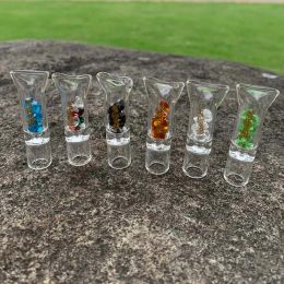 smoke shop smoke kit Glass Mouth Philtre Tips With Diamond 8MM Cigarette Mouthpiece Philtre Rolling Tip Suit Cigarette Accessories