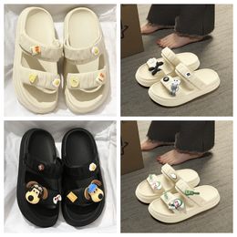 Big eyed sandals softy Womens Summery New eva Thick bottom anti slip home furnishings Odourless feet outdoor indoor Two pronged slipper on shoes EUR 35-40