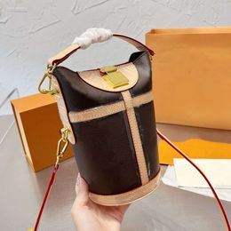 5a womens bag leather handbag luxury 43587 Small Shoulder Bag Unisex Mobile Phone Lipstick Coin Storage Totes Famous Bucket Potato Chip luxury test quality luxury