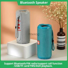 Portable Speakers Wireless Bluetooth Speaker Small Portable Double Speaker Card Household Outdoor Loud Subwoofer Support FM Radio TF USB TWS AUX YQ240116