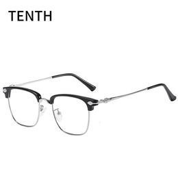 2024 Luxury Designer Ch Sunglasses for Women Chromes Glasses Frames Mens Half Metal Carved Myopia Heart Eyeglass Frame Ladies Unisex Eyewear I97j