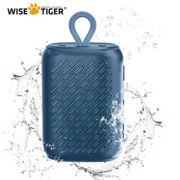 Portable Speakers WISE TIGER Super Mini Portable Bluetooth Speaker Outdoor IPX7 Waterproof Sound Box Loud Sound Wireless Speaker TWS Dual Pairing YQ240116