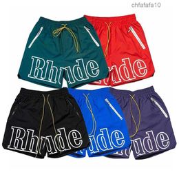 Pants Rhude Shorts Mens Designer Short Men Sets Tracksuit and Comfortable Fashion Be Popular New Style s m l Xi Polyester Loo 8N3J