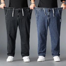 Men's Jeans Plus Size Straight Denim Fabric Pants For Fat People 45-150kg Hombre Wide Leg Pantalon Homme Men