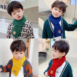 Scarves Italian Design Children's Warm Boys Girls Thickened Little Baby Knitted Necklaces Korean Neckline