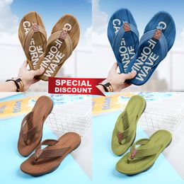 Designers Sandals For Men Women Fashion Classic Slides Flats Leather Flip Flops Bottoms Loafers 36-46