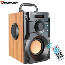 Speakers TOPROAD Portable Bluetooth Speaker Big Power Wireless Stereo Subwoofer Heavy Bass Speakers Sound Box Support FM Radio TF AUX USB