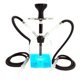 Arab Hookah 2 hose Shisha set Glass base High quality Factory price