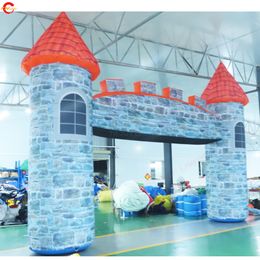 8mWx6mH 26.2x19.7ft Free Ship Outdoor Activities 8m wide Outdoor Inflatable Castle Arch Gate Entrance for park Party