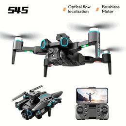 S4S 2.4G Optical Flow Folding Brushless Drone With Dual Lens,Professional Aerial Camera,Anti-Shake One-button Start,Optical Flow Positioning,One-button Calibration.