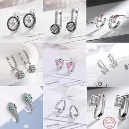 Stud Earrings 925 Sterling Silver Snake Zircon For Women Exquisite Student Girlfriend Jewelry Accessories Wedding Party