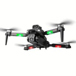 M1S Drone With Three Cameras,Double Folding Remote Control Quadrotor, Avoiding Obstacles With Height Holding, Headless Mode,Perfect Christmas Gift