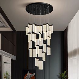 Modern stair chandelier Pendant lights indoor lighting Ceiling lamp hanging light led Chandeliers for living room indoor lightin