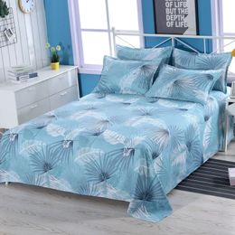 Skinfriendly Bed Sheet With Pillowcase Thickened Large Size Droop Full Encirclement Mattress Cover Four Seasons Universal 240116