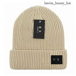 Men Boss Hat Beanie Winter Hat New Cappello Fashion Brand Boss Knitted Stone Hats Designer Thick Wool Cap Autumn and Winter Beanies Solid Colour Skull White Fox Hats 732