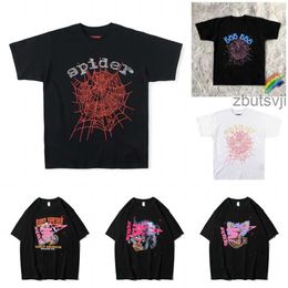 Men T-shirts Pink Young Thug Sp5der 555555 Printed Spider Web Pattern Cotton H2y Style Short Sleeves Top Tees Hip Hop Size S-xl Ya Nmucr2k3 R2k3