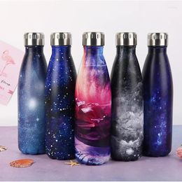 Water Bottles 304 Vacuum Double Stainless Steel Cola Bottle Outdoor Sports Cup Portable Car