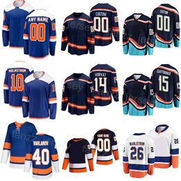 Team Hockey 10 Simon Holmstrom Jerseys Kids Men Women 17 Matt Martin 40 Semyon Varlamov 26 Oliver Wahlstrom 14 Bo Horvat 18 Pierre Engvall 15 Cal Clutterbuck Sport