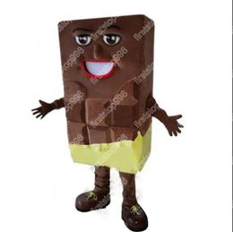 High Quality Chocolate Bar Mascot Costume Cartoon Anime theme character Unisex Adults Size Advertising Props Christmas Party Outdoor Outfit Suit