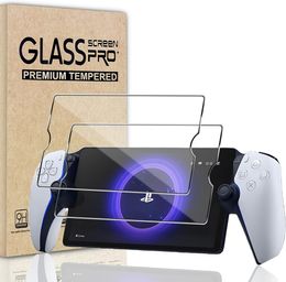 PS Portal 2 Pack Tempered Glass Screen Protector for Sony Playstation Portal Remote Player 8 Inch Protective Film DHL FEDEX UPS FREE SHIPPING