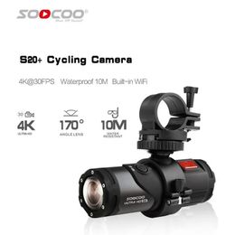 Camera SOOCOO S20+ 4K Action Camera Waterproof Underwater Camera Sport Black Cam Bullet for Gun Bike Bicycle Helmet Water Resistant