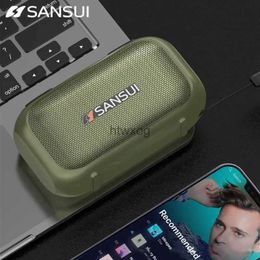 Portable Speakers F31 Mini Portable FM Radio Outdoor Heavy Bass Bluetooth Speaker Recorder with LED Display Handsfree TF USB MP3 Music Player YQ240116